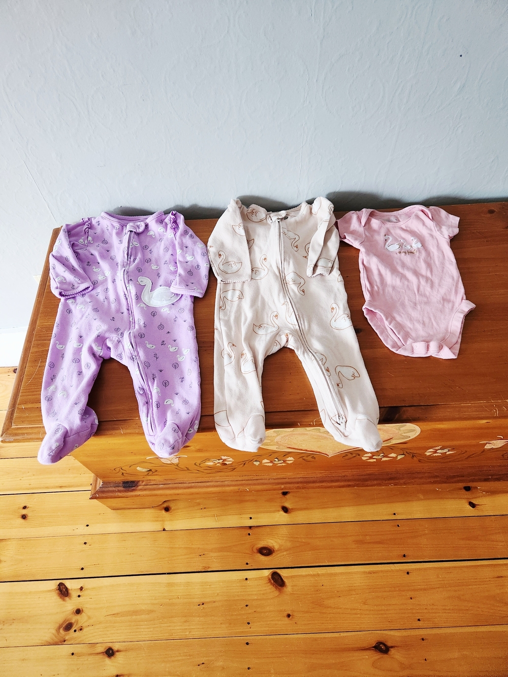6-9 Month Swan Baby Girl Bundle